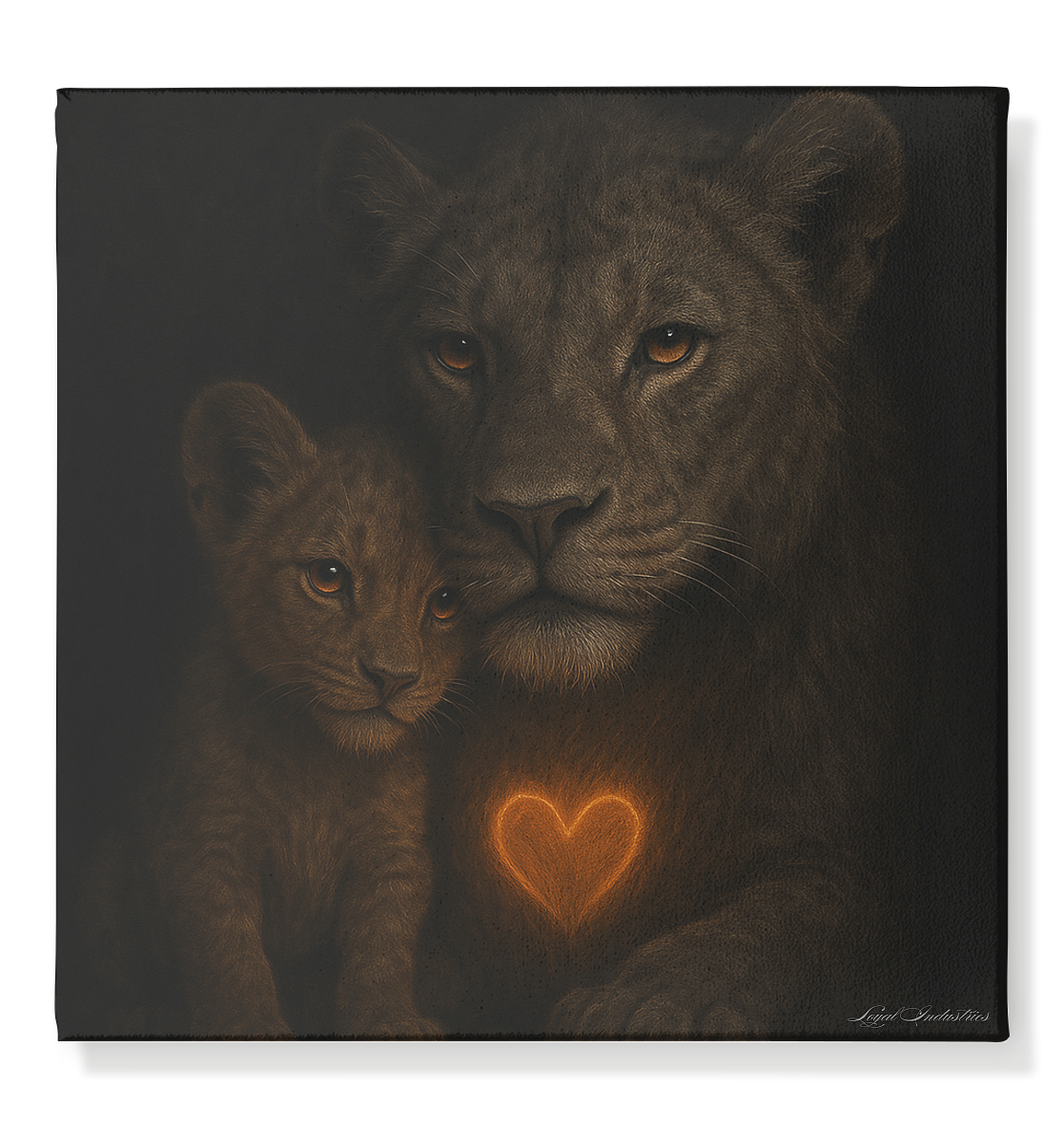 Lion 13 - Leinwand 50x50cm