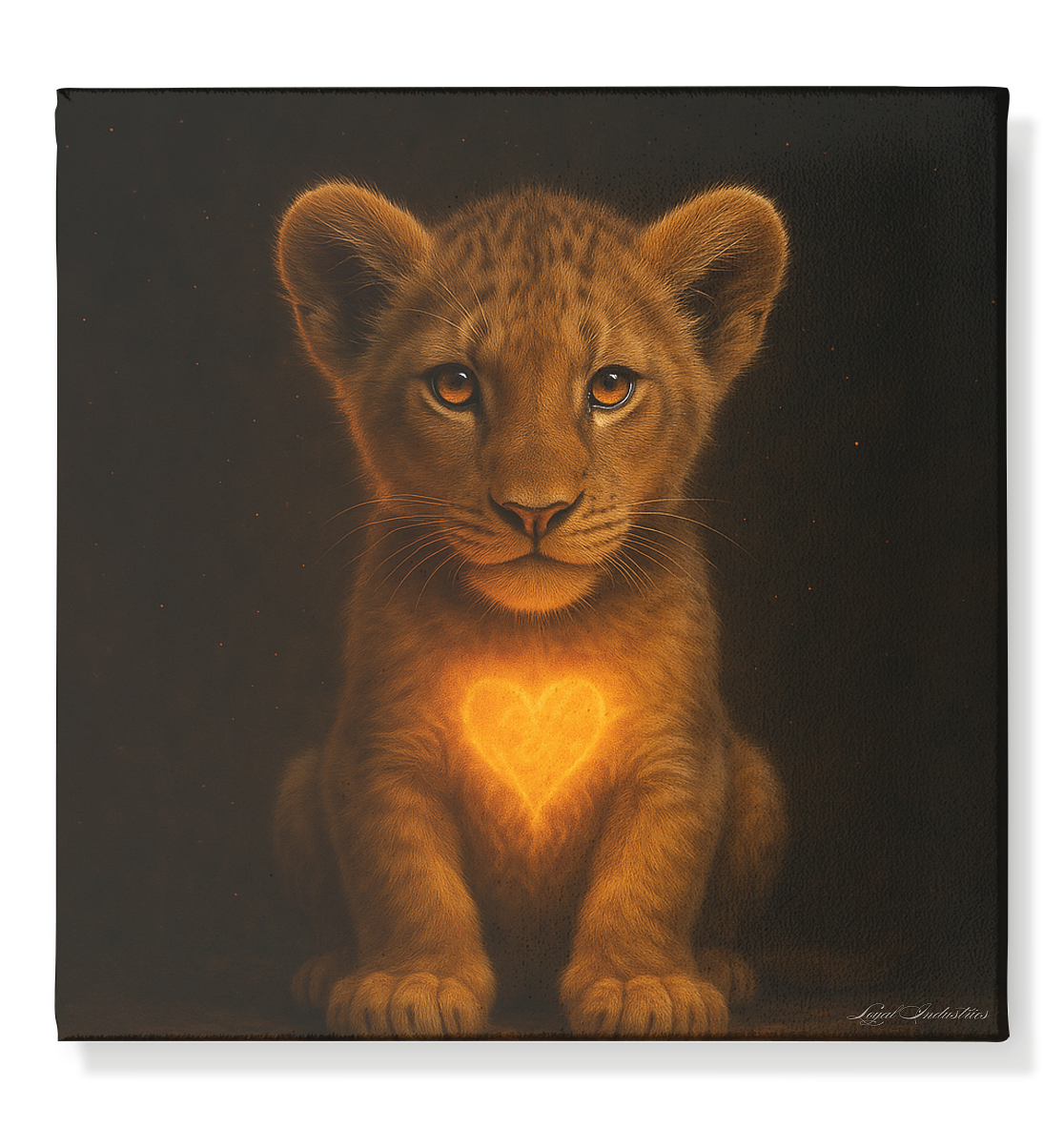 Lion 15 - Leinwand 50x50cm