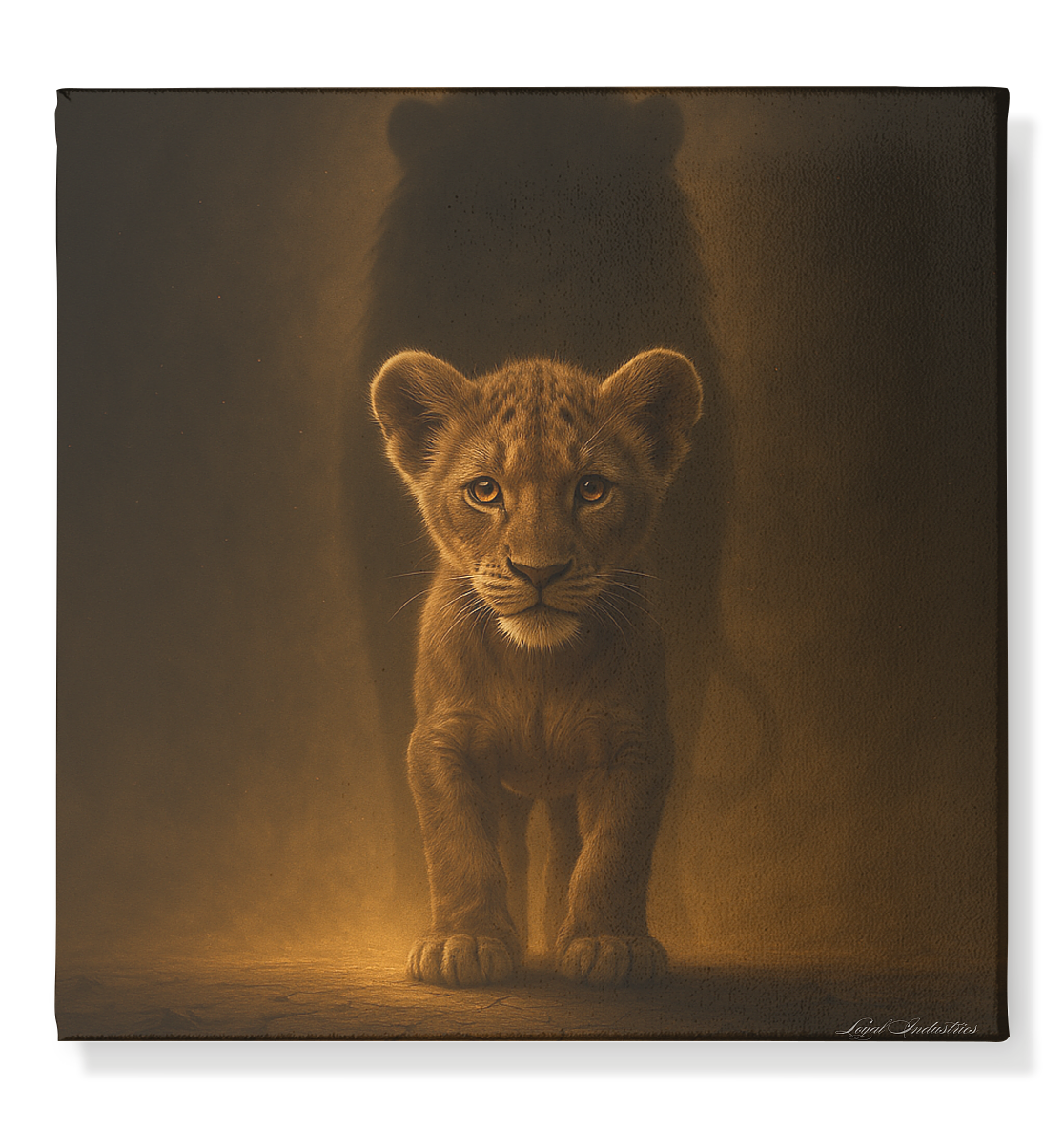Lion 17 - Leinwand 50x50cm