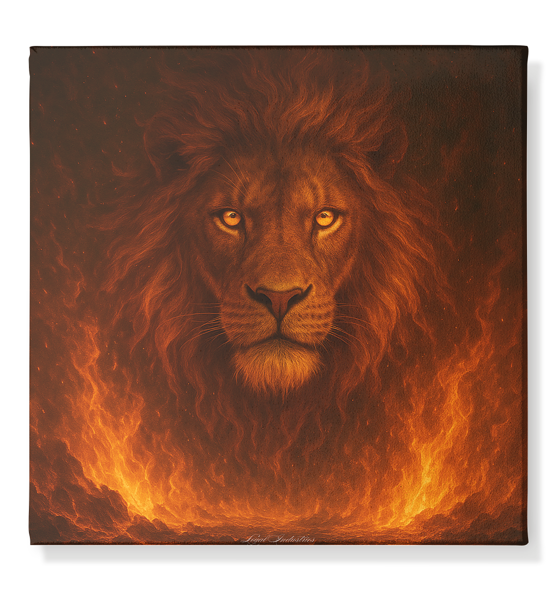Lion 22 - Leinwand 50x50cm