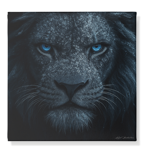 Frostblick - Dunkler Monarch - Leinwand 50x50cm