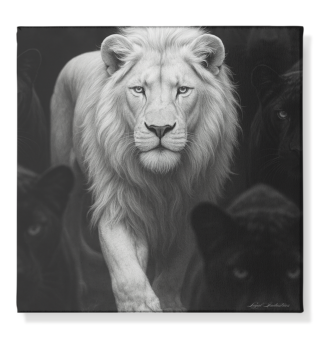 Lion 18 - Leinwand 50x50cm